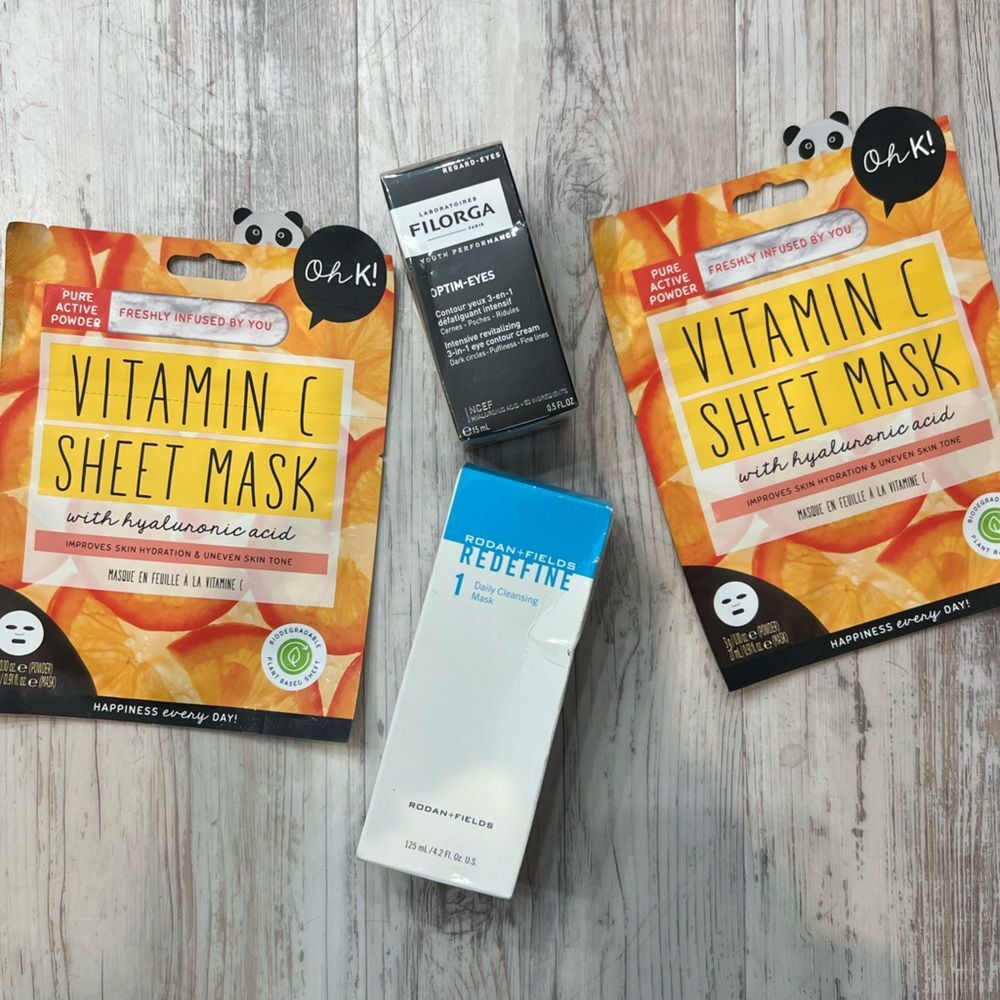 Rodan + Fields Redefine & laboratories filorga optim eyes w/ sheet masks set